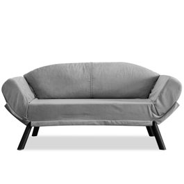 Atelier Del Sofa Genzo - Sofá cama de 2 plazas - Gris